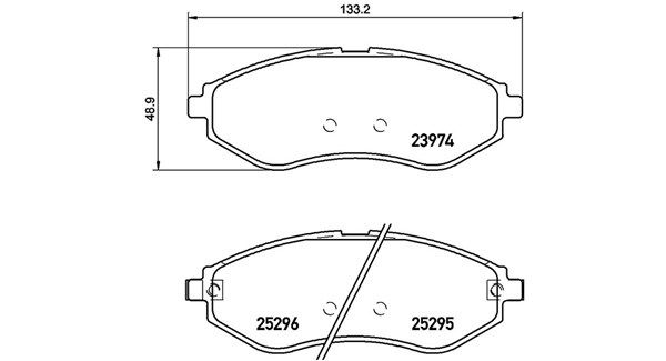 MAGNETI MARELLI Piduriklotsi komplekt,ketaspidur 363700410057